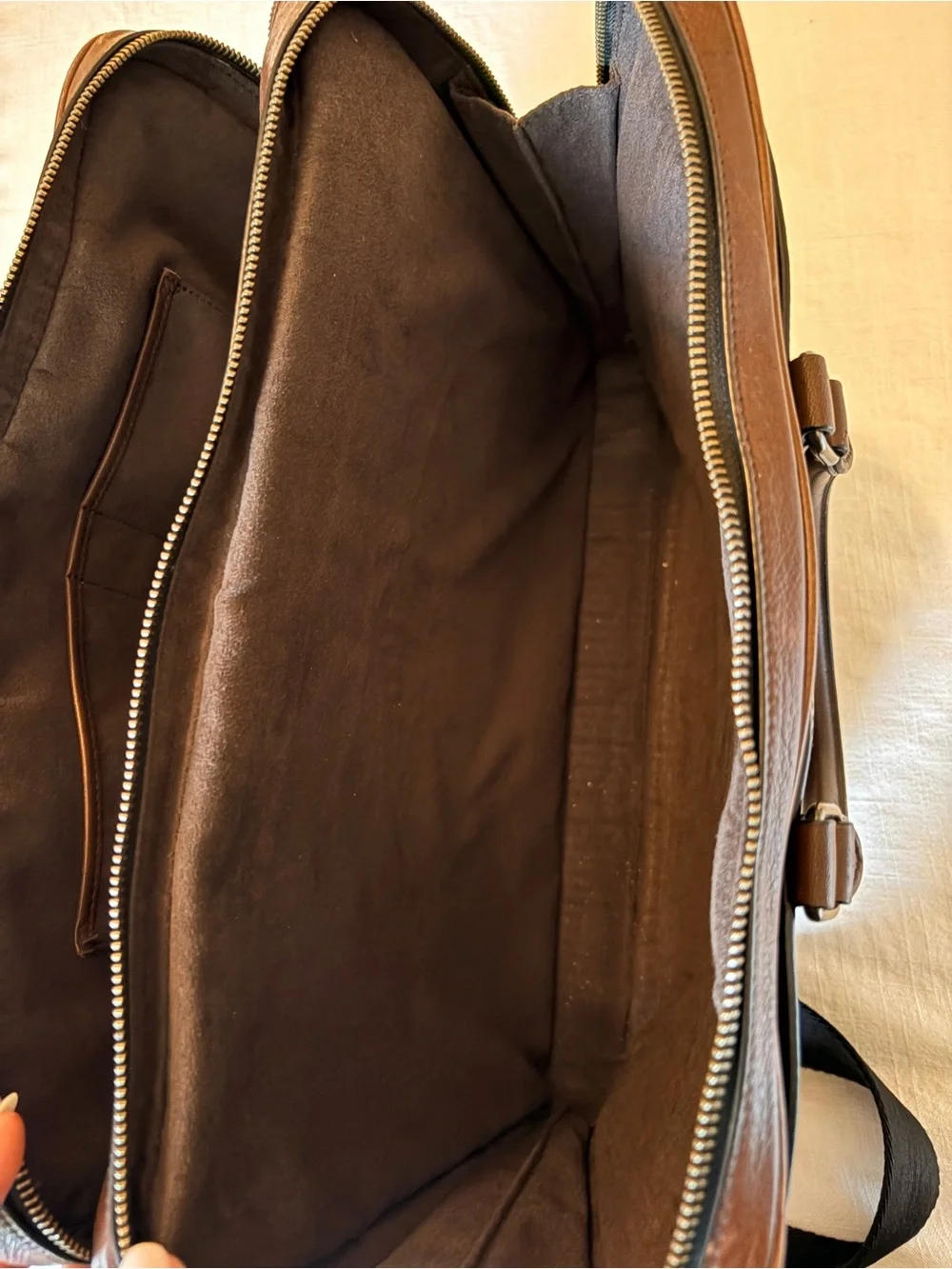 Coach Men's Leather Metropolitan Commuter Bag briefcase - Picture 6 of 11